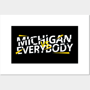 Michigan vs Everybody Posters and Art